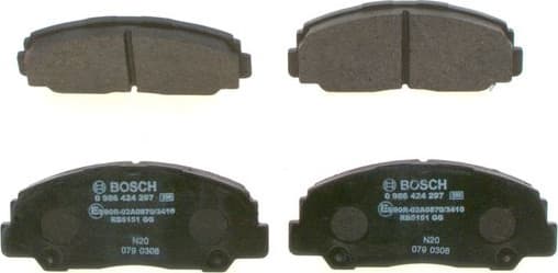 Brake Pad Set, disc brake 0986424297 - image 2