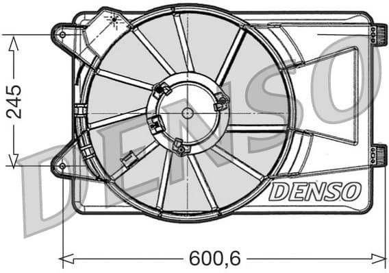 Fan, engine cooling DER09305