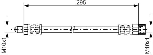 Brake Hose 1 987 481 015 - image 2