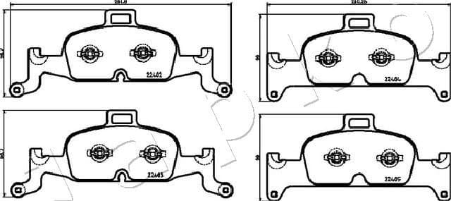 Brake Pad Set, disc brake 500918 - image 2