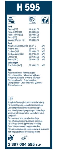 Wiper Blade Rear 3397004595 - image 7