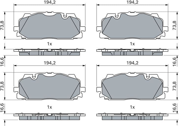 Brake Pad Set, disc brake 0 986 424 945 - image 6