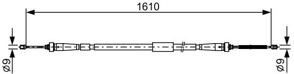 Cable Pull, parking brake 1987482636 - image 2