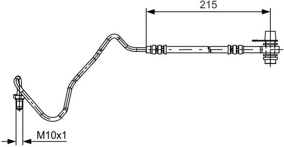 Brake Hose 1 987 481 533 - image 3