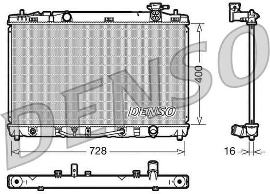 Radiator, engine cooling DRM50041