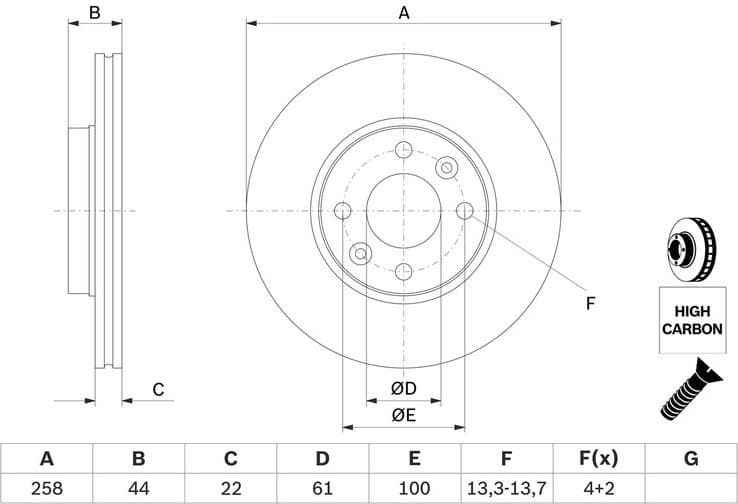 Brake Disc 0986479C17 - image 10