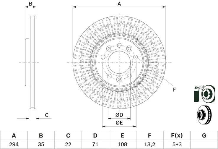 Brake Disc 0986479E32 - image 10