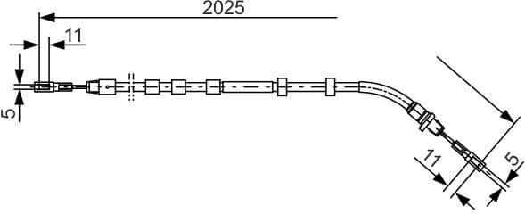 Cable Pull, parking brake 1987477903 - image 6