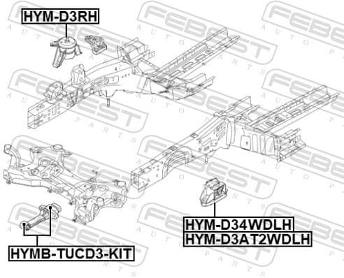 Mounting, engine HYM-D3RH - image 2