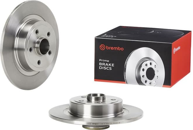 Brake Disc PRIME LINE - With Bearing Kit 08.9558.17
