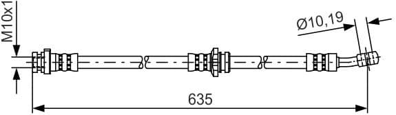 Brake Hose 1 987 481 433 - image 2