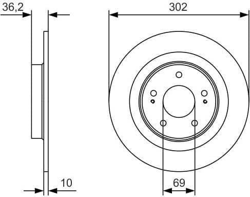 Brake Disc 0986479B04 - image 10