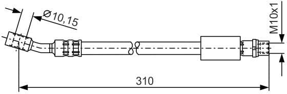 Brake Hose 1 987 476 202 - image 6