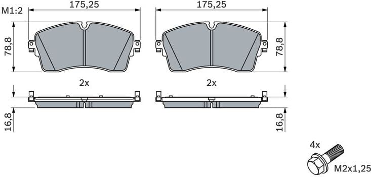 Brake Pad Set, disc brake 0 986 424 871 - image 6