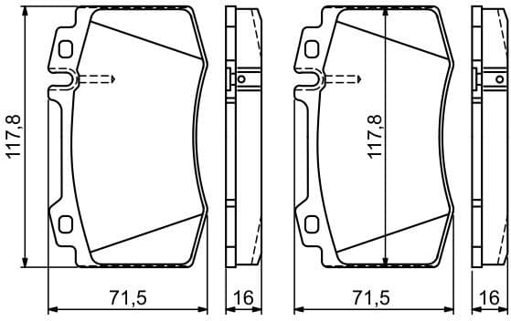 Brake Pad Set, disc brake 0986495278 - image 8