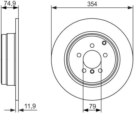 Brake Disc 0986479612 - image 2