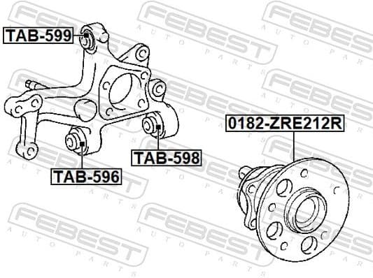 Wheel Hub 0182-ZRE212R - image 2