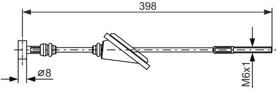 Cable Pull, parking brake 1 987 477 985 - image 6
