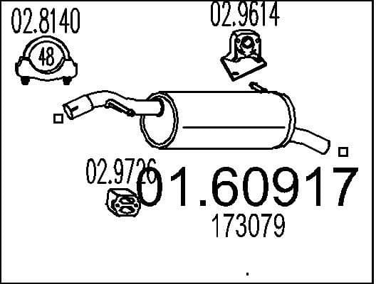Rear Muffler 01.60917