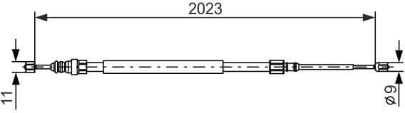 Cable Pull, parking brake 1 987 477 786 - image 6
