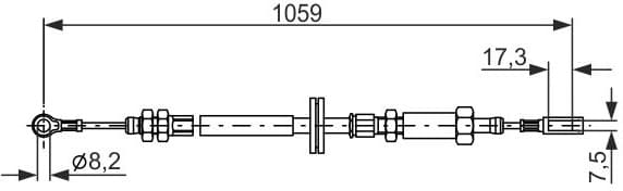 Cable Pull, parking brake 1987477114 - image 5