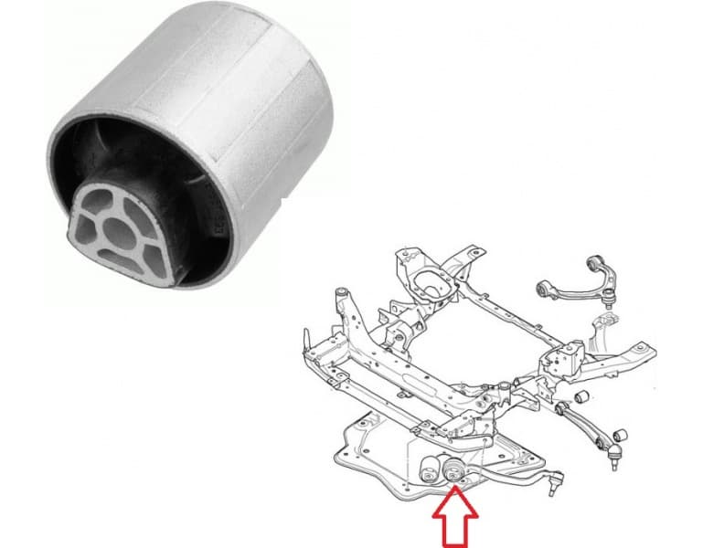 Silentblock front axle 37143 01 - image 2