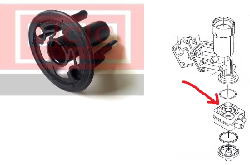 Gasket oil cooler TR1330