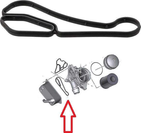 Gasket oil cooler 596.450 - image 3