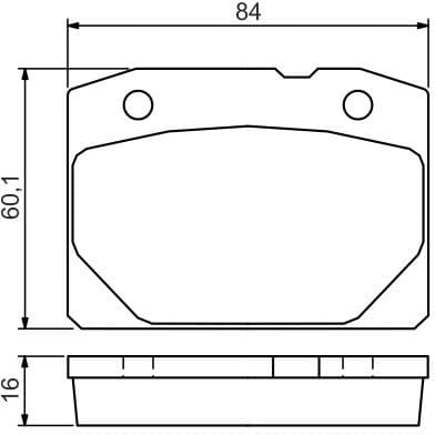Brake Pad Set, disc brake 0986494568 - image 12