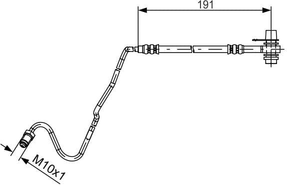Brake Hose 1 987 481 537 - image 6