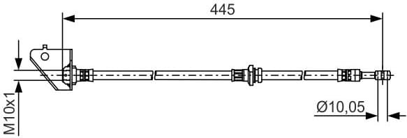 Brake Hose 1 987 481 498 - image 2