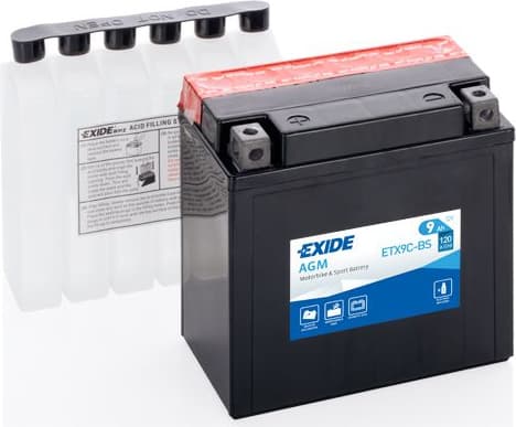 Starter Battery EXIDE AGM ETX9C-BS