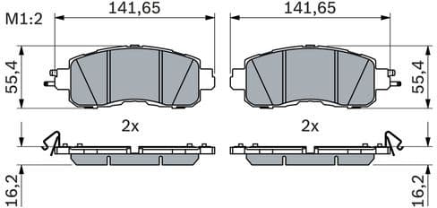 Brake Pad Set, disc brake 0 986 424 638 - image 8