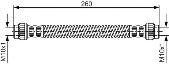 Brake Hose 1 987 476 869 - image 2