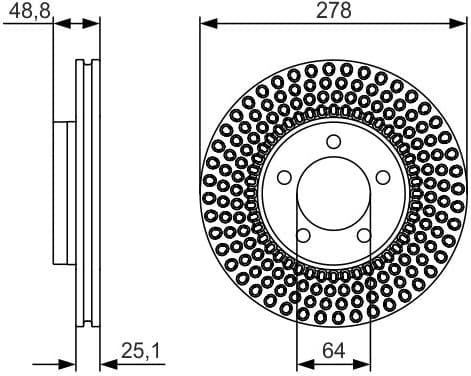 Brake Disc 0986479699 - image 2