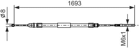 Cable Pull, parking brake 1987477532 - image 7