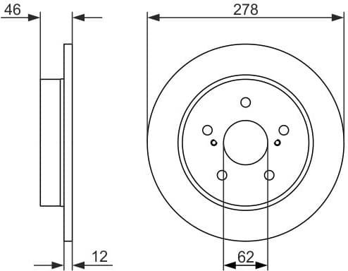 Brake Disc 0986479752 - image 2