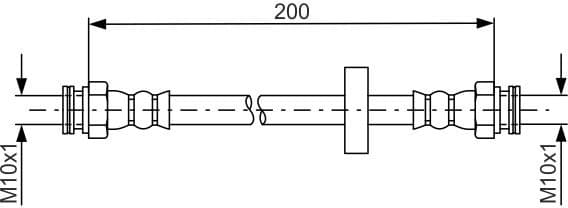 Brake Hose 1 987 481 670 - image 2