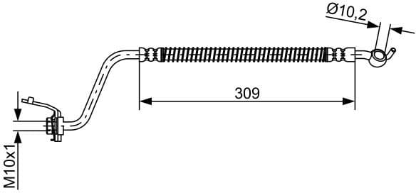 Brake Hose 1 987 481 889 - image 10