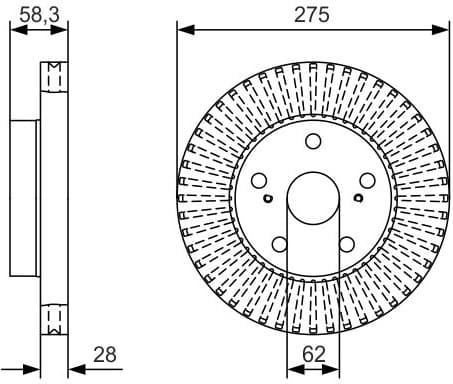 Brake Disc 0986479A97 - image 2