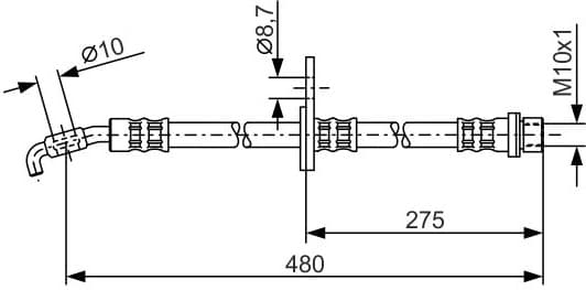 Brake Hose 1987476758 - image 2