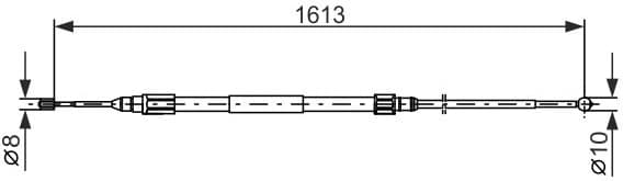 Cable Pull, parking brake 1 987 477 987 - image 2
