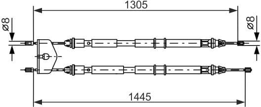 Cable Pull, parking brake 1 987 477 732 - image 3
