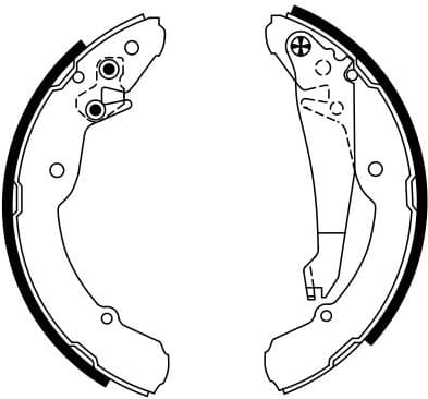 Brake Shoe Set 0986487555 - image 10