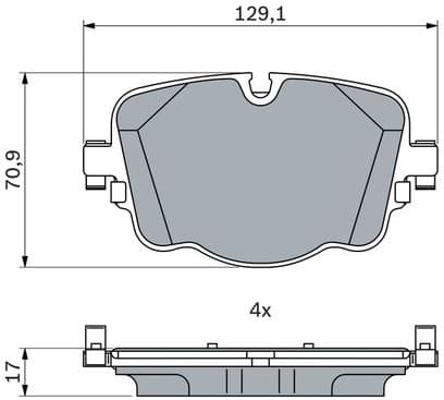 Brake Pad Set, disc brake 0 986 424 948 - image 6