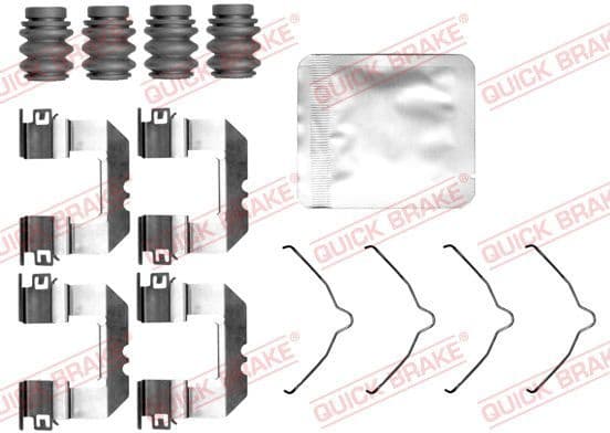 Accessory Kit, disc brake pad 109-0191