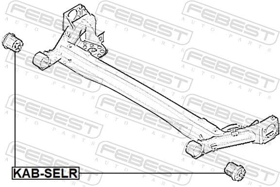 Bushing, axle beam KAB-SELR - image 2