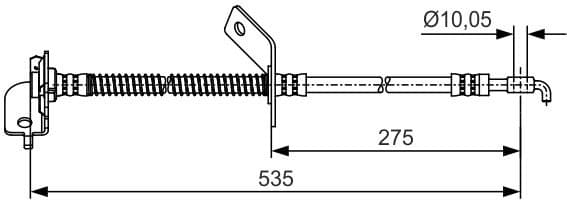 Brake Hose 1 987 481 414 - image 2