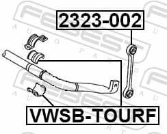 Mounting, stabiliser bar VWSB-TOURF - image 2