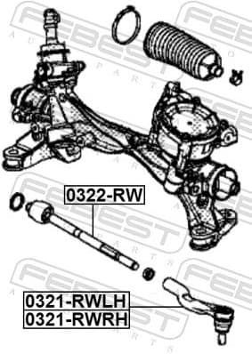 Inner Tie Rod 0322-RW - image 2
